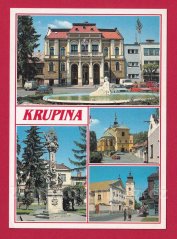 Krupina - náměstí, kostel