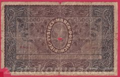 Polsko - 5000 Marek 1920 - Série III., 1 písmeno