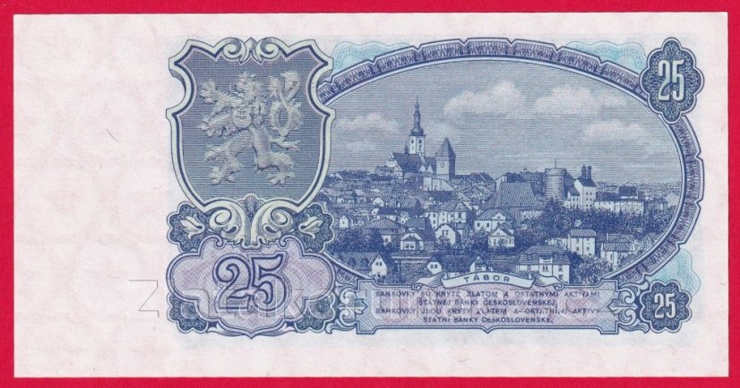 25 Kčs 1953 AP ruský číslovač