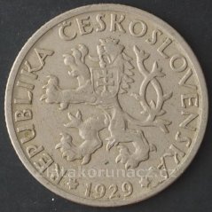 1 koruna 1929