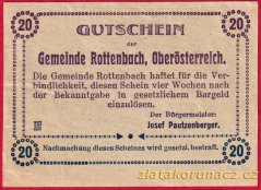 Rottenbach - 20 haléřů - 1920