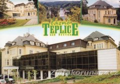 Teplice nad Bečvou - prosklená budova lázeňského domu