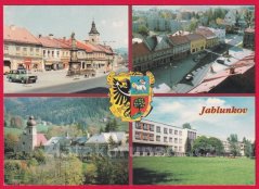 Jablunkov -  Mariánské náměstí, pohled jižním směrem