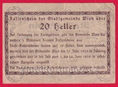 Vídeň - 20 haléřů - 1920