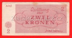 2 K - Terezínská poukázka A 017