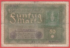 Německo - 50 mark 24.6.1919 - série KAa-pořadí 1