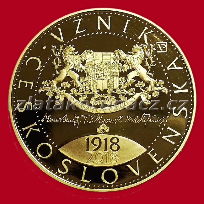 2018 - 10 000 Kč Vznik Československa Proof
