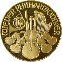 Zlatá mince Rakouska - 1 Oz Philharmoniker 1992