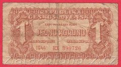 1 koruna 1944 HX