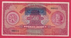 500 Ks 1929 přetisk F