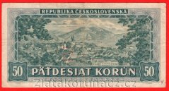 50 Kčs 1948  A  2, perf. "S"