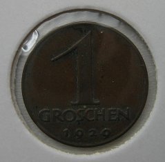 Rakousko - 1 groschen 1929