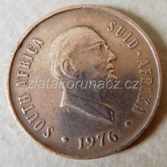 Afrika jižní (Jihoafrická rep.) - 2 cent 1976