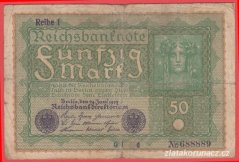 Německo - 50 mark 24.6.1919 - série GId-pořadí 1