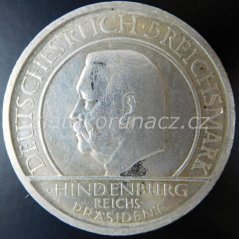 Německo - Výmar - 5 marka 1929 E - Přísaha
