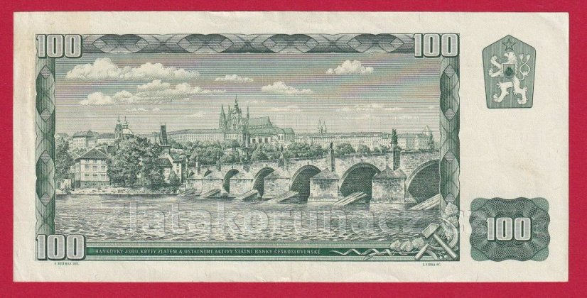 Československo - 100 Korun 1961 X 57