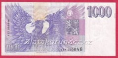 Česká republika - 1000 korun 1993 A 25