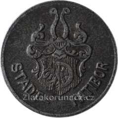 Německo - Ratiboř - 5 pfennig 1919