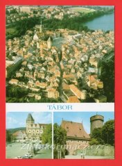 Tábor - celkový letecký pohled