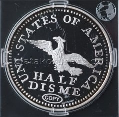 Replika "Half Disme" z roku 1792