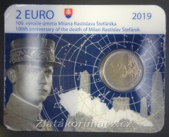 Výroční 2€ 2019 - 10. výročie úmrtia Milana Rastislava Štefánika