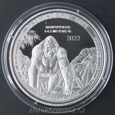 Kongo - 20 francs 2022 - 1 oz Gigantopithecus