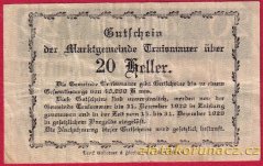 Traismauer - 20 haléřů - 1920