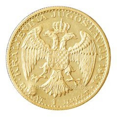 Zlatá mince - Jugoslávie 1 Dukát 1931 Aleksander I. Kontramarka