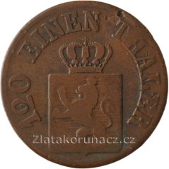 Hessen - 3 haléř 1850