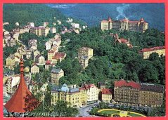 Karlovy Vary - Pohled z Jeleního skoku