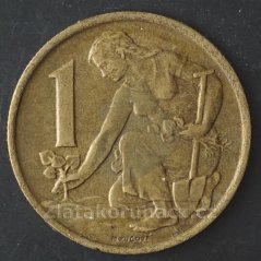 1 koruna 1958