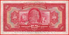 500 Korun 1929 E perf.