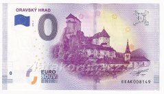 0 Euro souvenir - Oravský Hrad 2