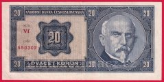 20 Korun 1926 Vf