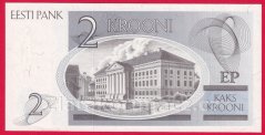 Estonsko - 2 Krooni 1992