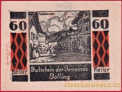 Zolling - 60 haléřů - 1920