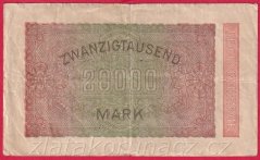 Německo - 20.000 mark 20.2.1923 - série FN-Ga