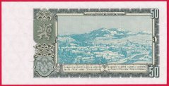 50 Kčs 1953 HP -český číslovač