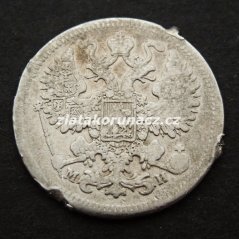 Rusko - 15 kopějka 1862 MI (МИ)