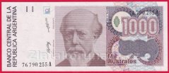 Argentina - 1000 Australes 1988-1989