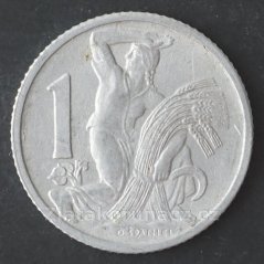 1 koruna 1953