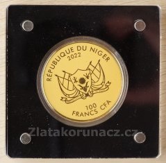 Zlatá mince Niger - 100 Francs 2022 - 5 Dollars Half Eagle 1929