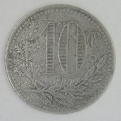 Alžír - 10 centimes 1919 - městská ražba Chambre de Commerce