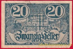 Linz - 20 haléřů - 1920 - zelená