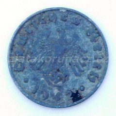 Německo - 1 Reichspfennig 1942 J
