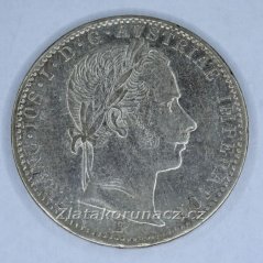 1/4 zlatník  1860 B