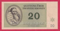 20 K - Terezínská poukázka - serie K