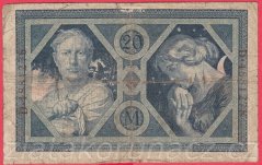 Německo - 20 mark 4.11.1915 - série D