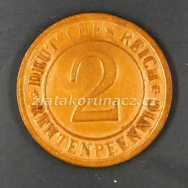 Německo - 2 Rentenpfennig 1923 A