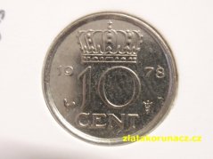 Holandsko - 10 cent 1978